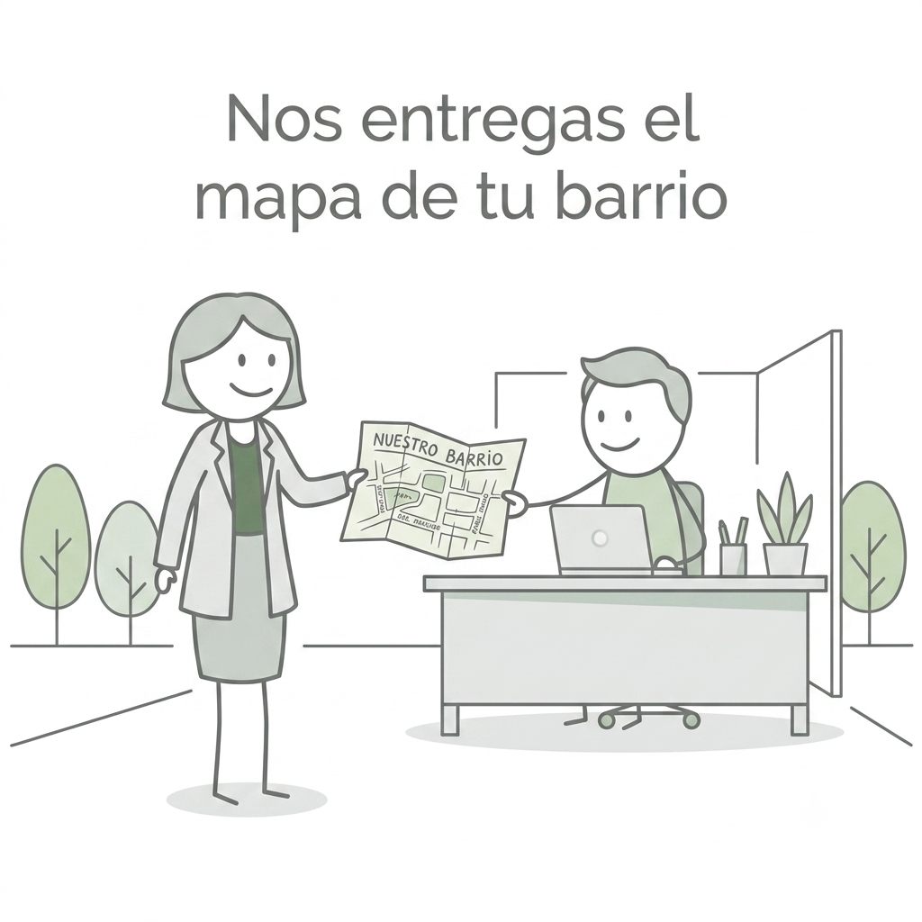 Entrega de mapa
